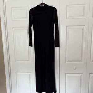 Julia Jordan Black Long Sleeve Jumpsuit